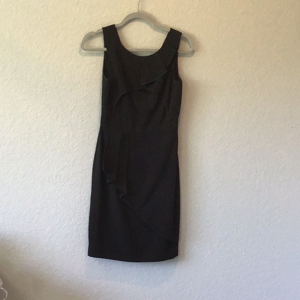 Black BCBG Ruffle Dress